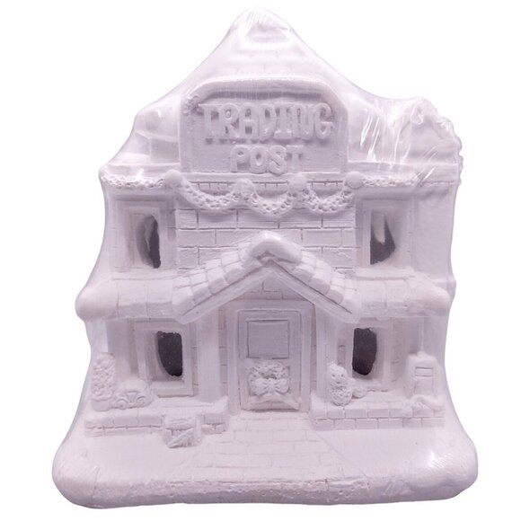Celebrate It Christmas Trading Post 118779 w/Single Socket Light NEW Sealed - Picture 1 of 9